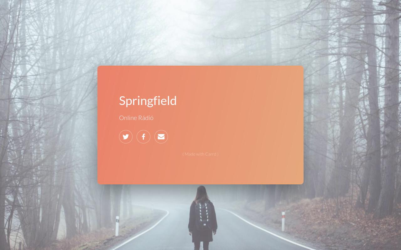 Carrd profile picture for @springfield